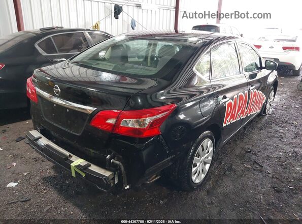3N1AB7APXHY263264 2017 NISSAN SENTRA Черный Задняя правая четверть