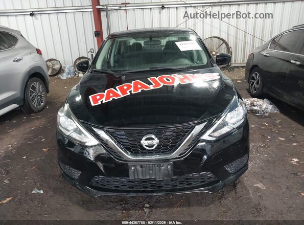 3N1AB7APXHY263264 2017 NISSAN SENTRA Черный Вид задней части салона