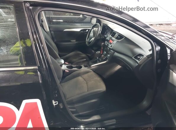 3N1AB7APXHY263264 2017 NISSAN SENTRA Черный Вид салона спереди