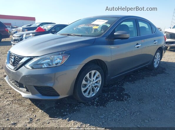 3N1AB7APXKL604084 2019 NISSAN SENTRA Серый 