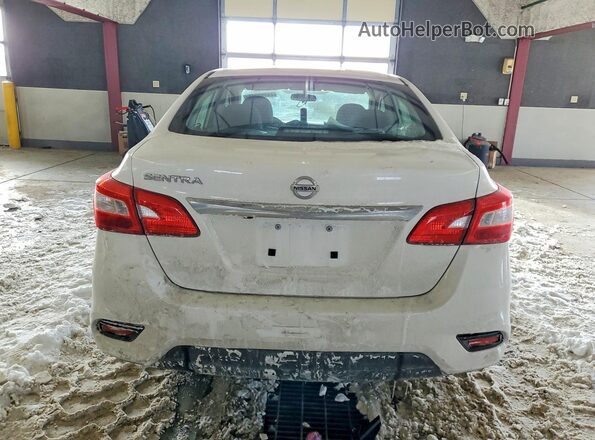 3N1AB7APXKY260971 2019 NISSAN SENTRA White Հետևի տեսք