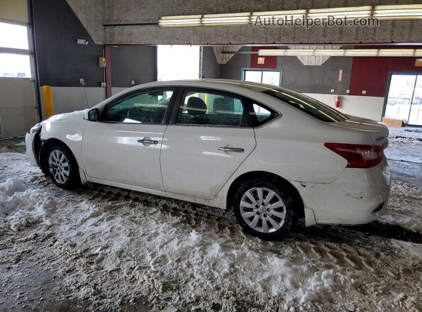 3N1AB7APXKY260971 2019 NISSAN SENTRA White Հետևի ձախ