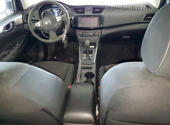 3N1AB7APXKY260971 2019 NISSAN SENTRA White Առջևի վահանակի տեսք