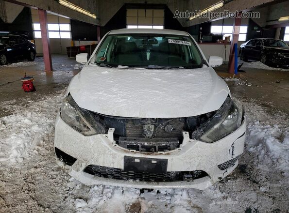 3N1AB7APXKY260971 2019 NISSAN SENTRA White Դիմացի տեսք