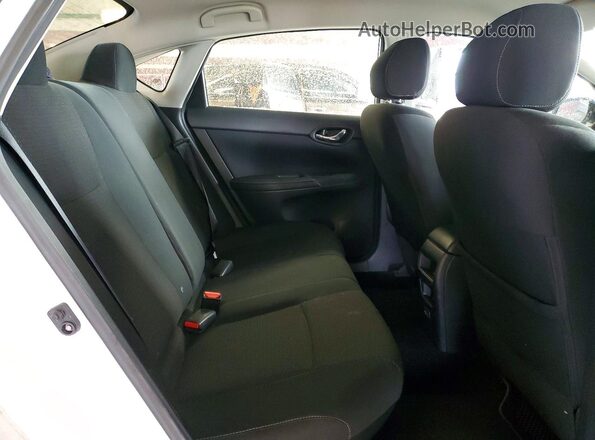 3N1AB7APXKY260971 2019 NISSAN SENTRA White Հետևի նստատեղերի տեսք