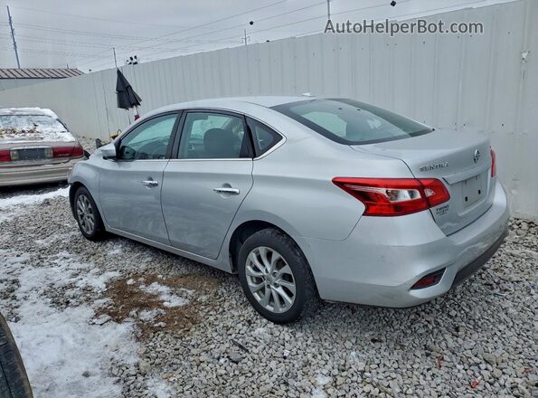 3N1AB7APXKY287586 2019 NISSAN SENTRA Silver 