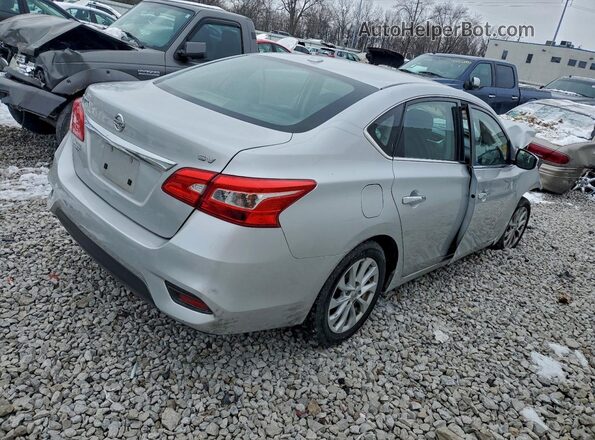 3N1AB7APXKY287586 2019 NISSAN SENTRA Silver 