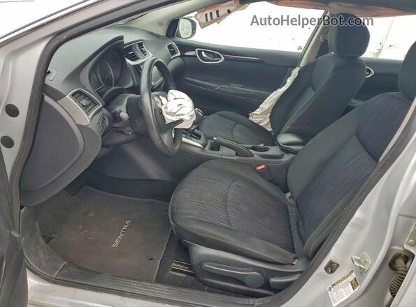 3N1AB7APXKY287586 2019 NISSAN SENTRA Silver 