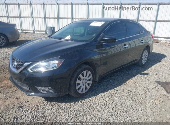 3N1AB7APXKY457025 2019 NISSAN SENTRA Black Front left