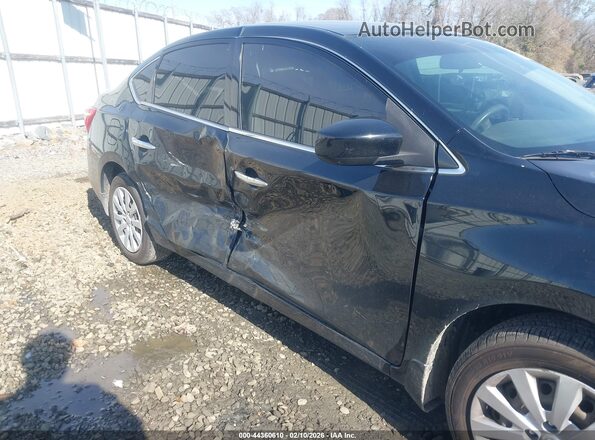 3N1AB7APXKY457025 2019 NISSAN SENTRA Black Front view