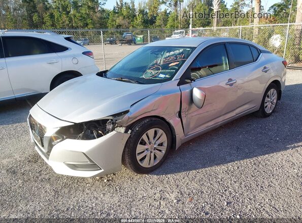 3N1AB8BV7LY293334 2020 NISSAN SENTRA Silver 