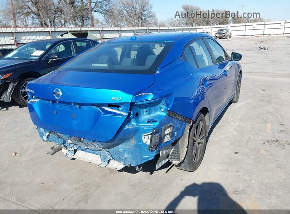 3N1AB8CV0PY245842 2023 NISSAN SENTRA Синий Задняя правая четверть