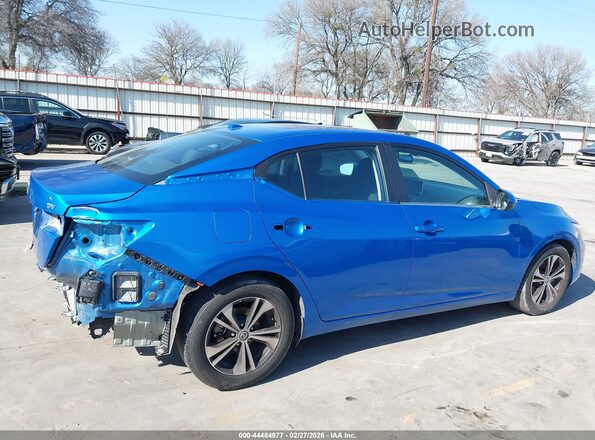 3N1AB8CV0PY245842 2023 NISSAN SENTRA Синий Панорамный вид салона 360°