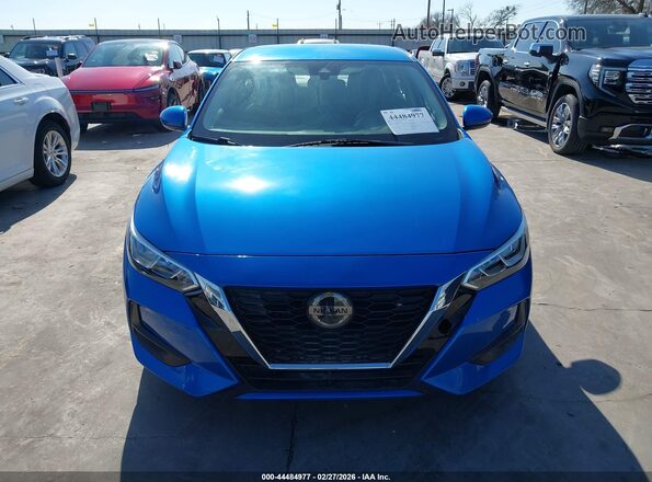 3N1AB8CV0PY245842 2023 NISSAN SENTRA Blue Սալոնի հետևի տեսք