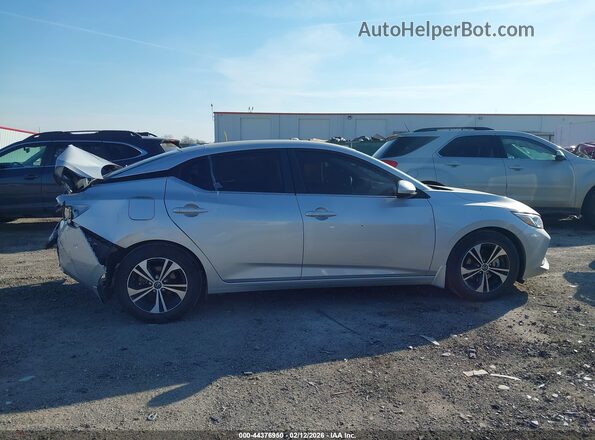 3N1AB8CV1PY299179 2023 NISSAN SENTRA Silver Вид задньої частини салону