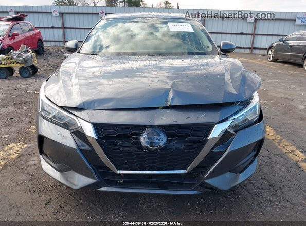 3N1AB8CV4MY326001 2021 NISSAN SENTRA Gray Սարքավորումների վահանակի տեսք