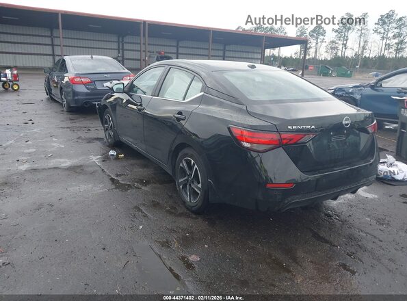 3N1AB8CV4SY269649 2025 NISSAN SENTRA Black უკანა მარცხენა