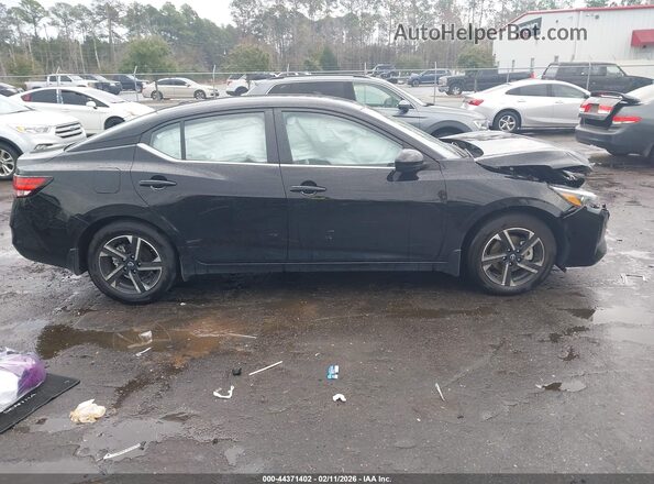 3N1AB8CV4SY269649 2025 NISSAN SENTRA Black სალონის 360-გრადუსიანი ხედი