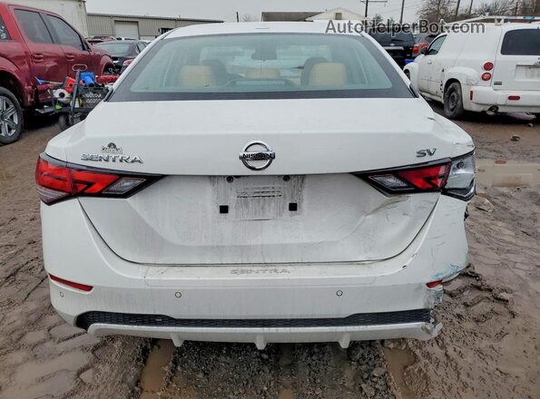 3N1AB8CV6PY256280 2023 NISSAN SENTRA White Вид ззаду