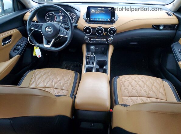 3N1AB8CV6PY256280 2023 NISSAN SENTRA White Вид панелі приладів
