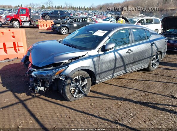 3N1AB8CV6RY342899 2024 NISSAN SENTRA Gray წინა მარცხენა ხედი სამი მეოთხედიდან