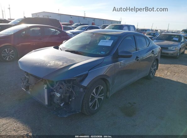 3N1AB8CV7LY244181 2020 NISSAN SENTRA Gray Vista tres cuartos delantera izquierda