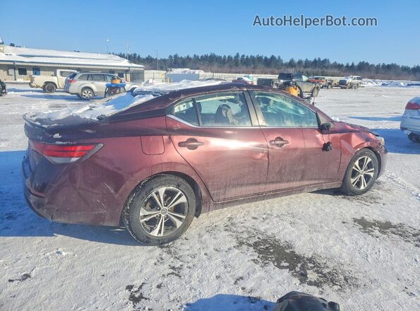 3N1AB8CV7PY225684 2023 NISSAN SENTRA Burgundy Tył prawy