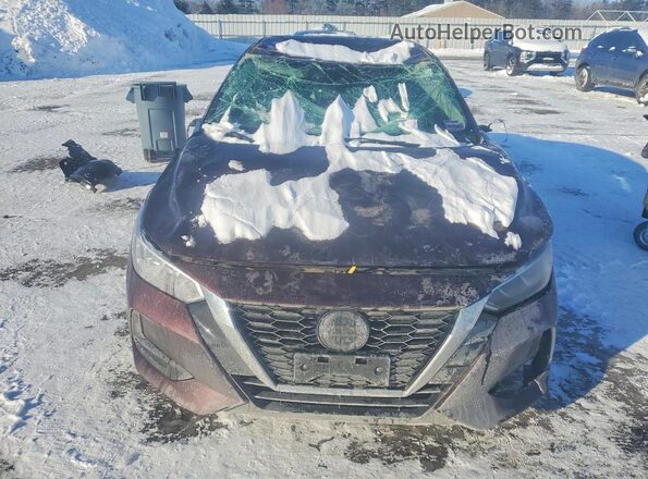 3N1AB8CV7PY225684 2023 NISSAN SENTRA Burgundy Widok z przodu