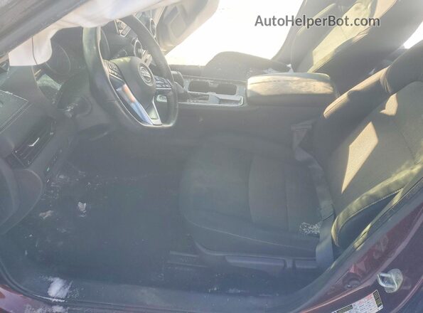 3N1AB8CV7PY225684 2023 NISSAN SENTRA Burgundy Widok wnętrza z przodu
