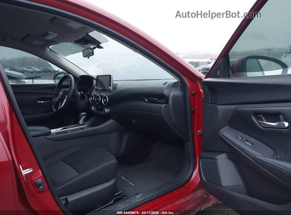 3N1AB8CV7PY319760 2023 NISSAN SENTRA Red Widok wnętrza z przodu