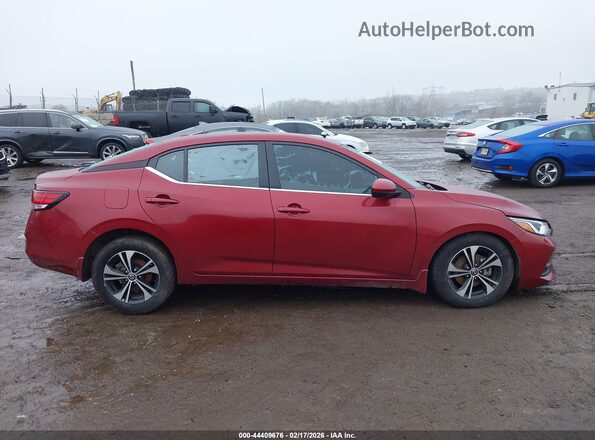 3N1AB8CV7PY319760 2023 NISSAN SENTRA Red Widok zestawu wskaźników