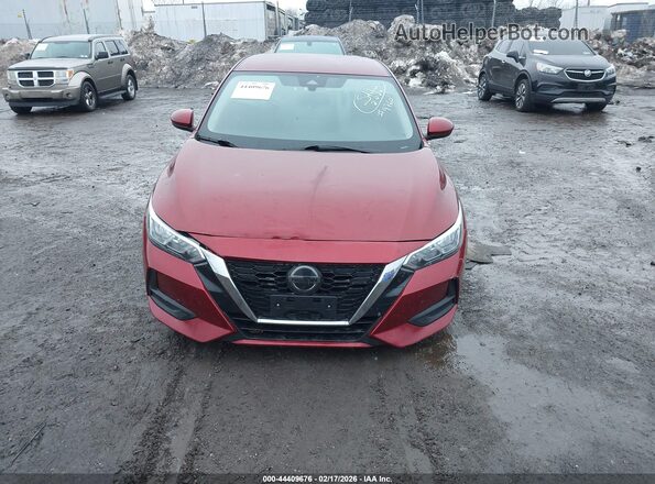 3N1AB8CV7PY319760 2023 NISSAN SENTRA Red Widok deski rozdzielczej