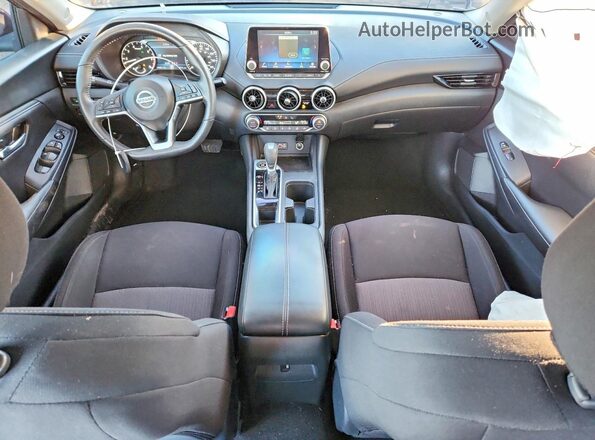 3N1AB8CV8PY266096 2023 NISSAN SENTRA Темно-бордовый Вид панели приборов