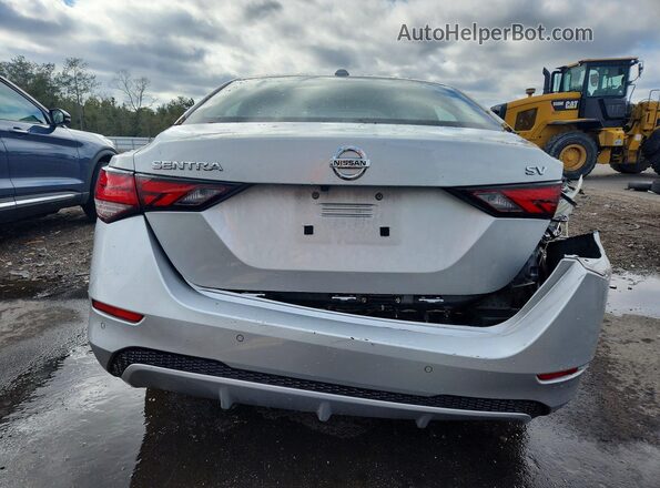 3N1AB8CV9PY300241 2023 NISSAN SENTRA Silver Вид ззаду