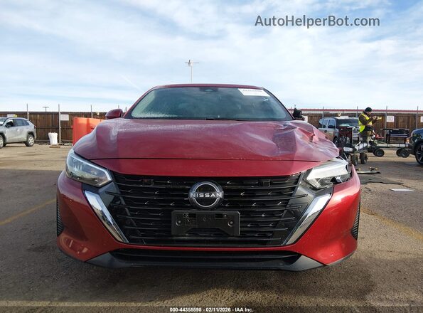 3N1AB8CVXRY368731 2024 NISSAN SENTRA Red Սարքավորումների վահանակի տեսք