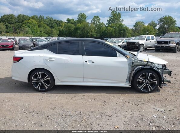 3N1AB8DV1MY285714 2021 NISSAN SENTRA White Rear interior view