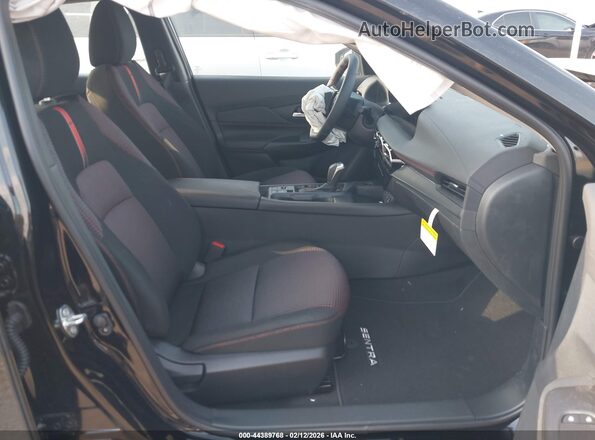 3N1AB9DV8TY228379 2026 NISSAN SENTRA Black Widok wnętrza z przodu