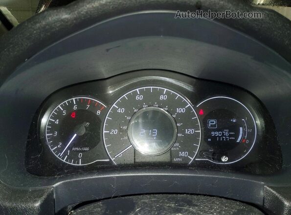 3N1CE2CP9KL359620 2019 NISSAN VERSA Черный Вид щитка приборов