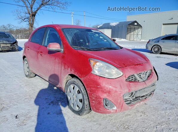 3N1CK3CPXHL247349 2017 NISSAN MICRA Red წინა მარჯვენა