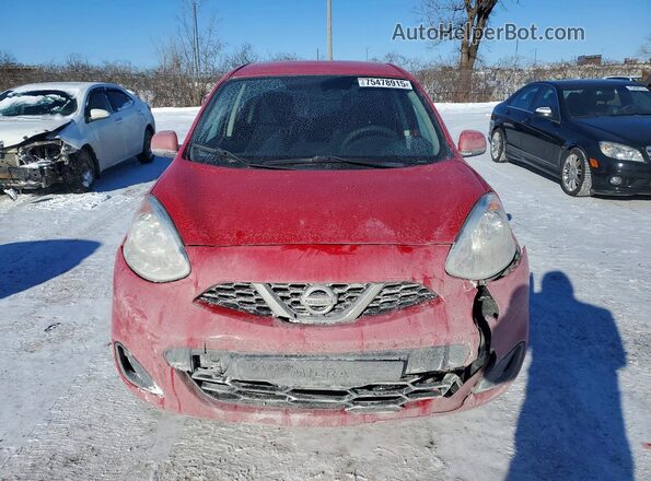 3N1CK3CPXHL247349 2017 NISSAN MICRA Red წინა ხედი