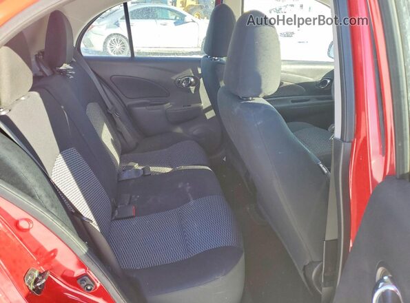 3N1CK3CPXHL247349 2017 NISSAN MICRA Red უკანა სავარძლების ხედი