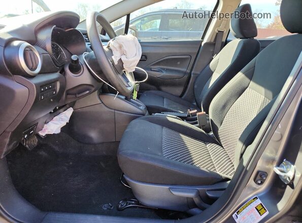 3N1CN8DV5PL856476 2023 NISSAN VERSA Gray Widok wnętrza z przodu