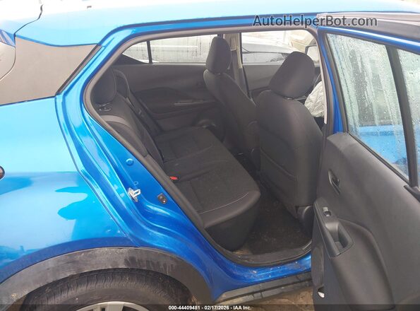 3N1CP5BV1ML514448 2021 NISSAN KICKS Blue Widok naklejki z numerem VIN