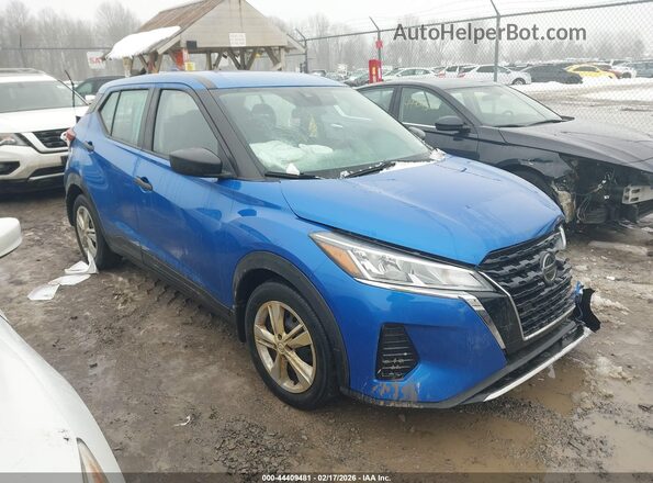 3N1CP5BV1ML514448 2021 NISSAN KICKS Blue Widok wnętrza z tyłu
