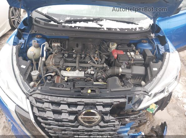 3N1CP5BV1ML514448 2021 NISSAN KICKS Blue Widok z tyłu