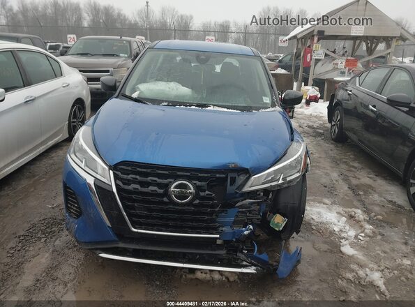 3N1CP5BV1ML514448 2021 NISSAN KICKS Blue Widok zestawu wskaźników