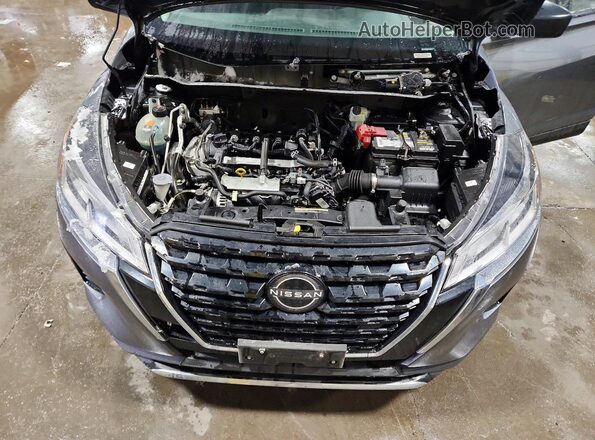 3N1CP5BVXNL500873 2022 NISSAN KICKS Gray Widok komory silnika