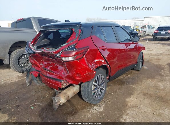 3N1CP5CV1NL481130 2022 NISSAN KICKS Красный Задняя правая четверть