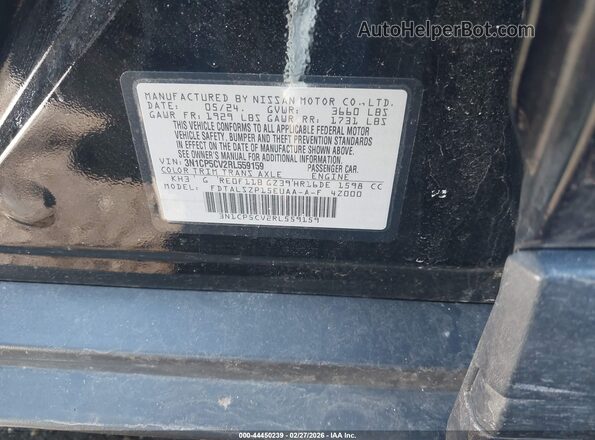 3N1CP5CV2RL559159 2024 NISSAN KICKS Black Engine compartment view