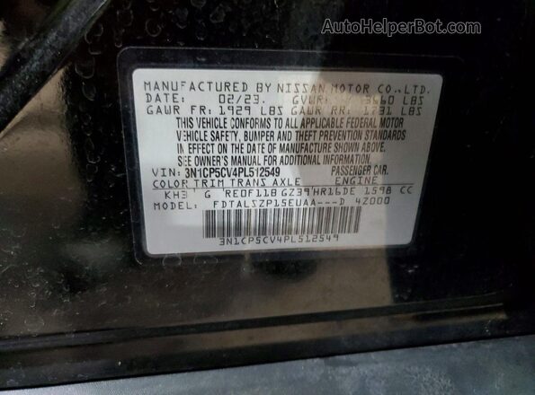 3N1CP5CV4PL512549 2023 NISSAN KICKS Black 